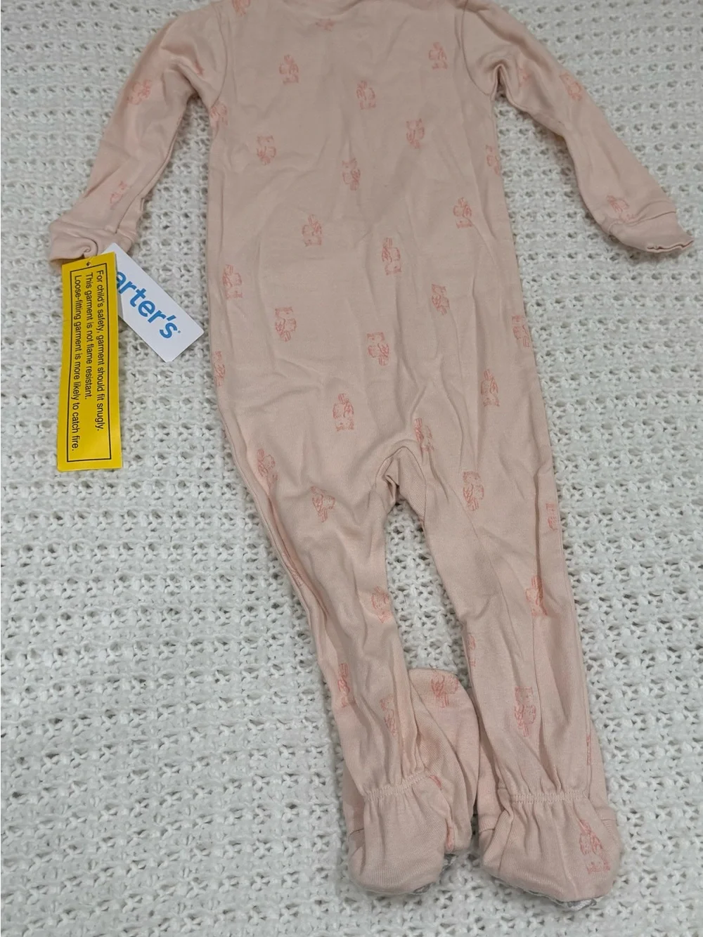 Carter’s Toddler Girl 1-Piece Owl Print 100% Snug Fit Cotton Footie Pajamas 18M